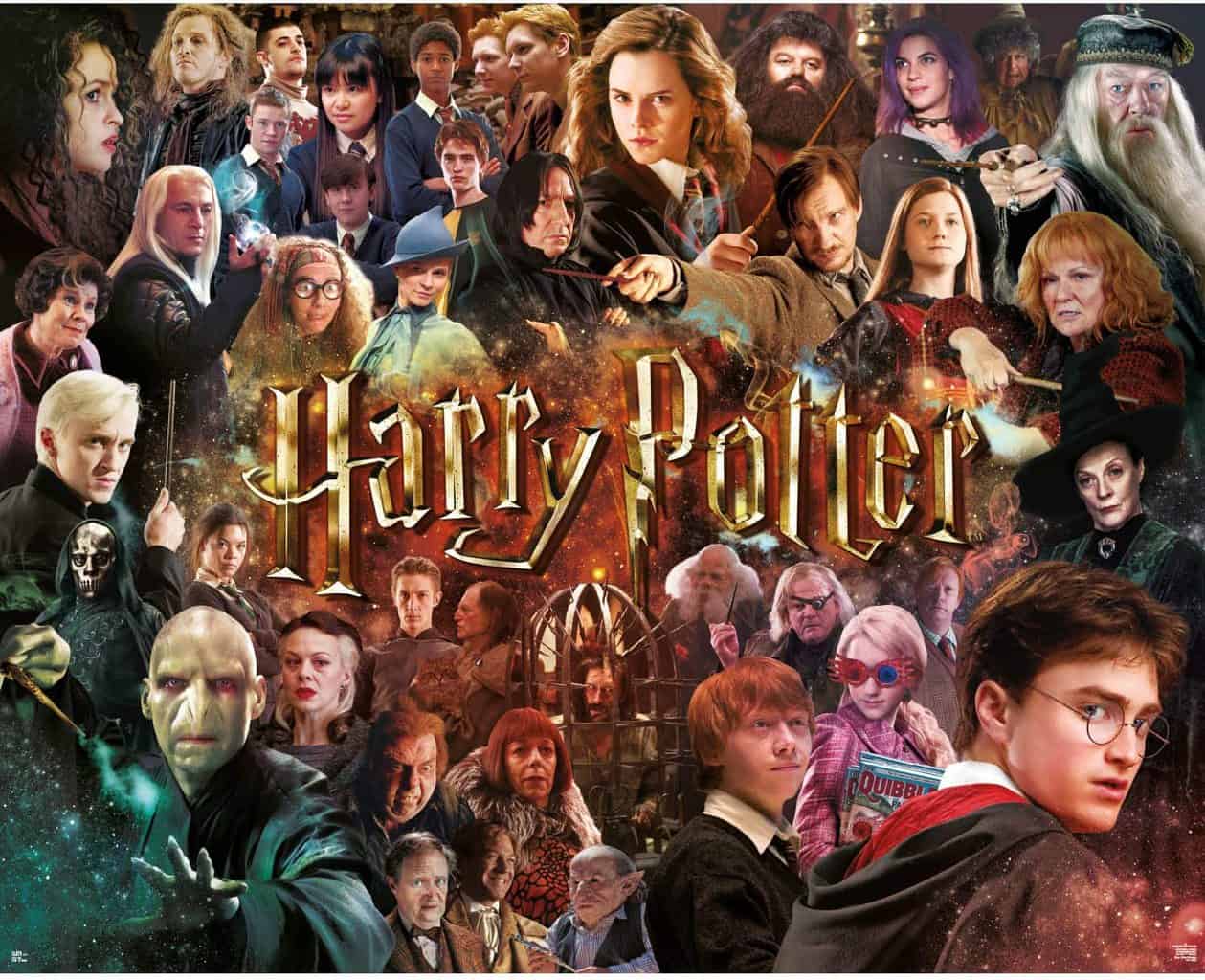 Harry Potter Movie Collage 1000 Piece Jigsaw Puzzle