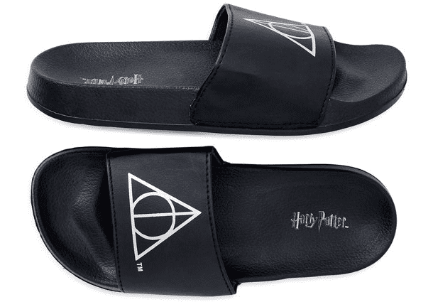 Harry Potter Women's Deathly Hallows Slide Sandals