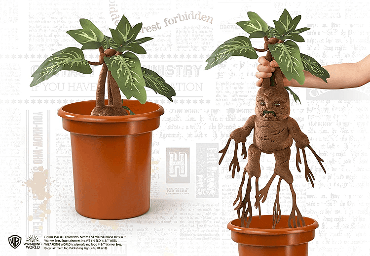 The Noble Collection Harry Potter Electronic Plush Mandrake