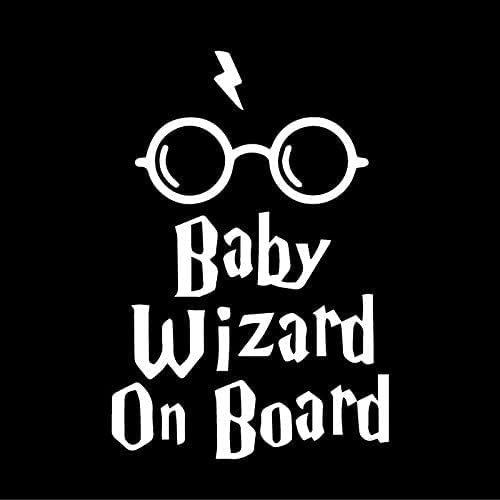 Baby Wizard On Board Body Window Car Sticker