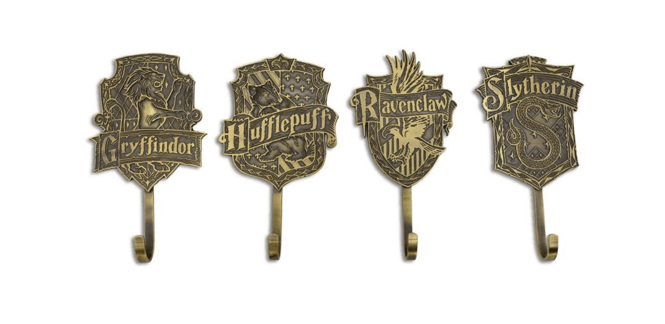 Hogwarts Houses in Gold