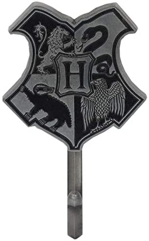 Open Road Brands Harry Potter Hogwarts Crest Cast Iron Wall Hook