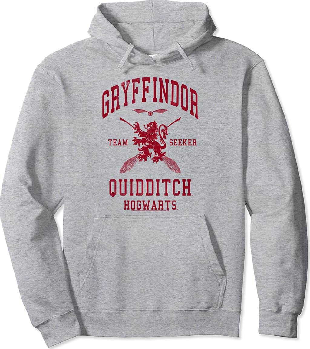 Harry Potter Gryffindor Quidditch Team Seeker Pullover Hoodie