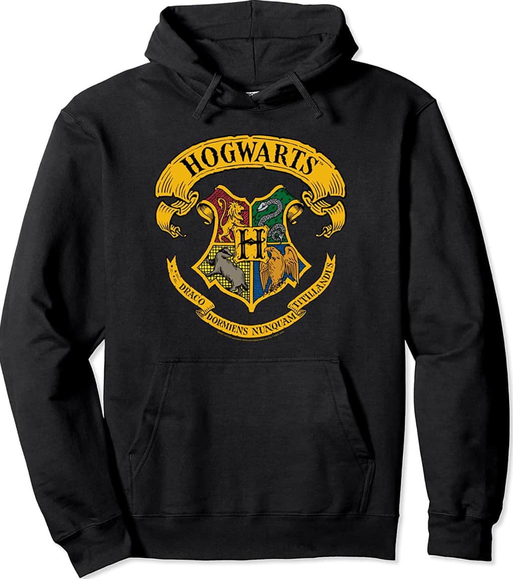 Harry Potter Hogwarts Crest Pullover Hoodie