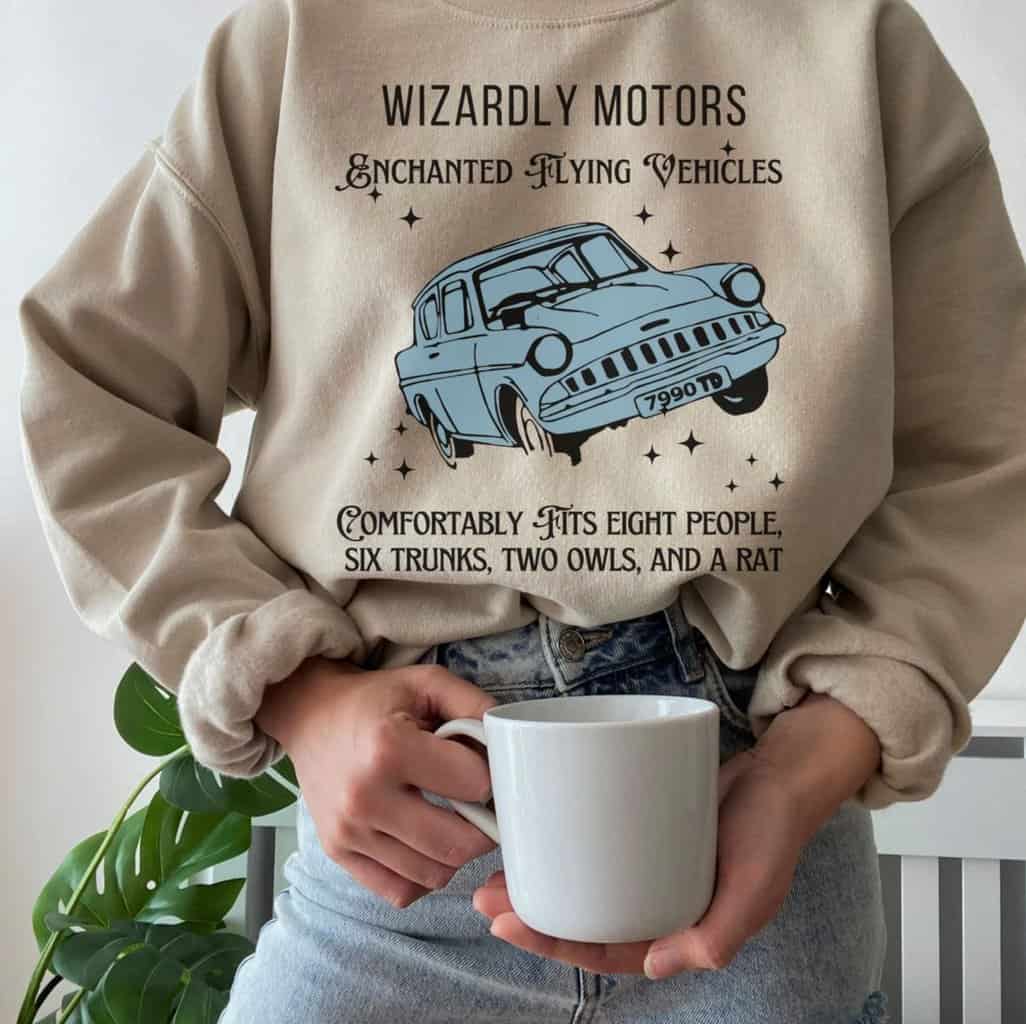 harry Potter Sweaters Wizardly Motors