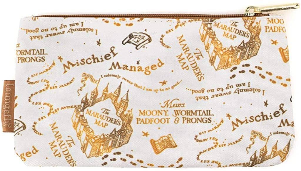 Loungefly Harry Potter Marauders Map AOP Nylon Pouch