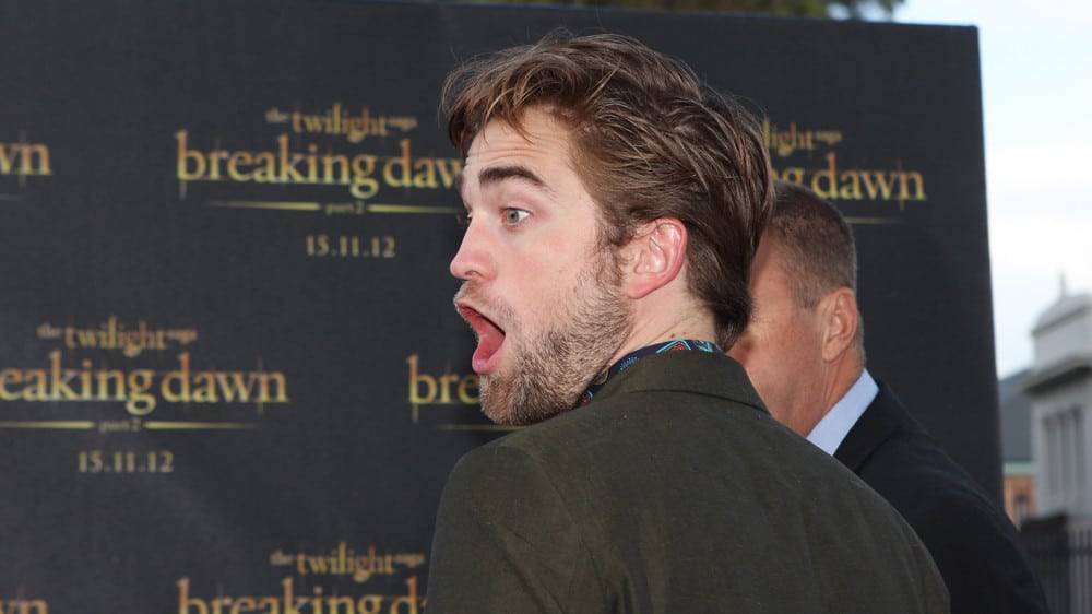 Robert Pattinson shook on the red carpet