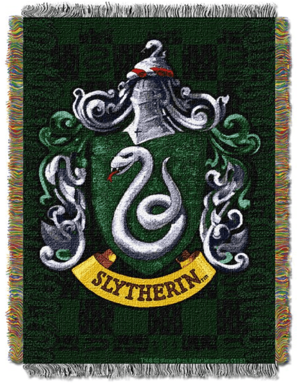 Harry Potter Slytherin Shield Throw Blanket