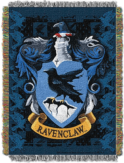 Harry Potter Ravenclaw Woven Tapestry Throw Blanket