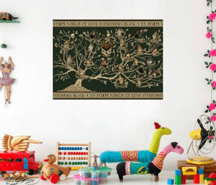 BLACK FAMILY TAPESTRY POSTER