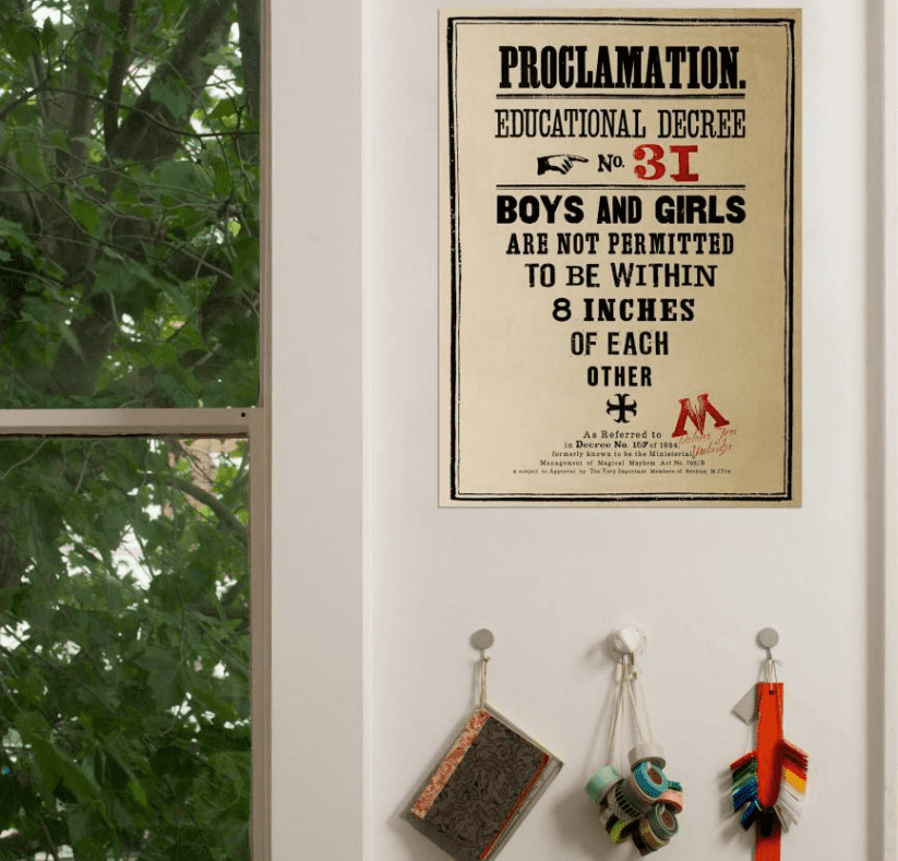 MinaLima Educational Decree Poster