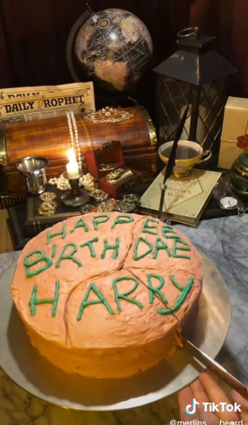 Harry Potter 11th Birthday Cake From Hagrid