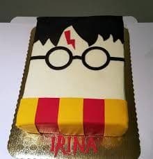 Harry Potter Face Cake