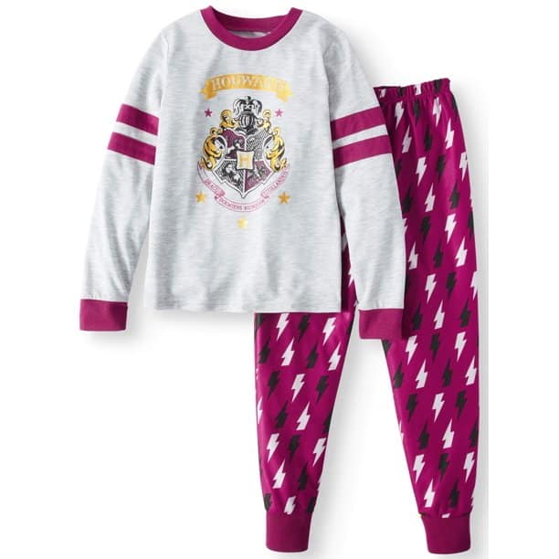 Harry Potter Girls’ Poly 2-Piece Pajama Sleep Set