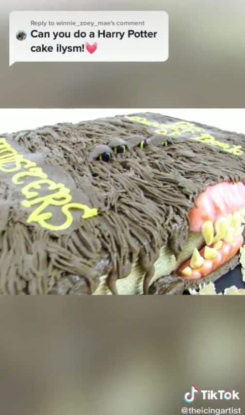 Harry Potter Monster Cake With Jaws