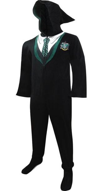 Slytherin House Uniform Hooded Footie Pajama