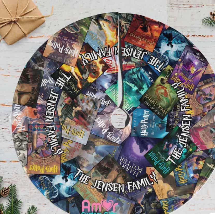 Book Covers Harry Potter Tree Skirt