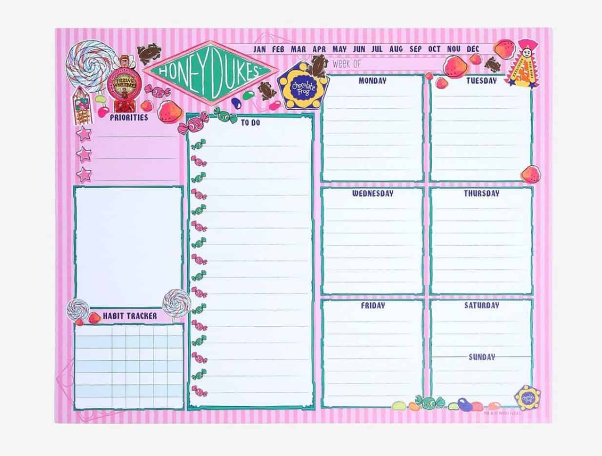 Honeydukes Desk Planner